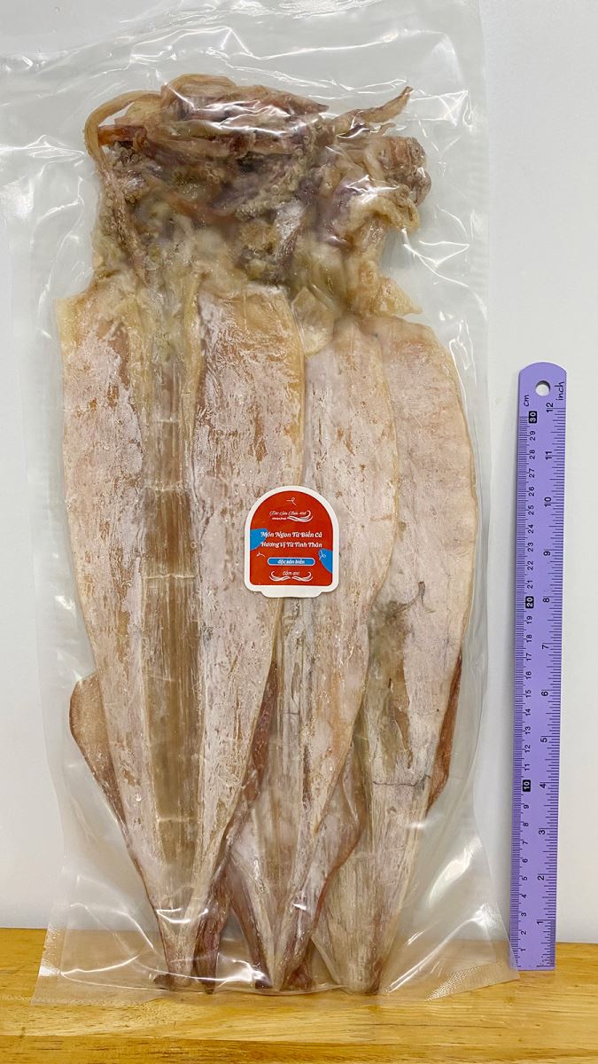khô mực loại 1 size 6-8 con/kg