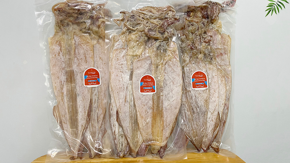 khô mực loại 1 size 6-8 con/kg